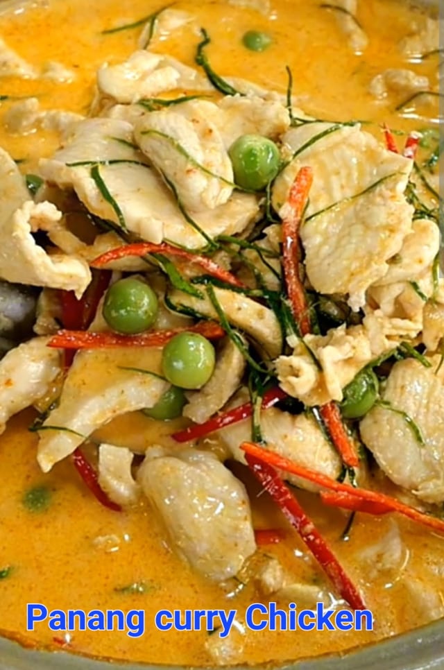 Panang Curry Chicken.