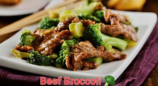 Stir Fried Beef & Broccoli.