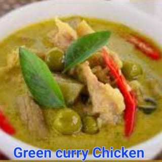 Green Curry Chicken