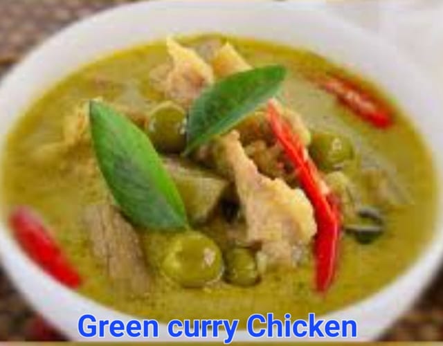 Green Curry Chicken.