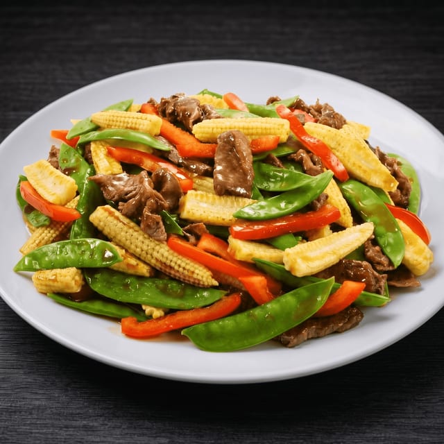 Stir Fried with Mixed Vegetables.
