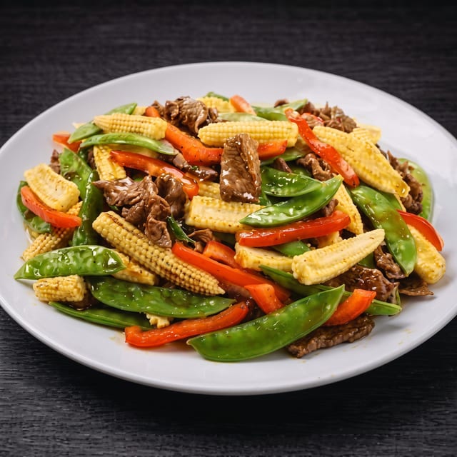Stir Fried with Mixed Vegetables.